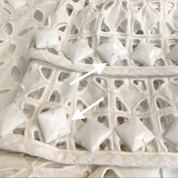 NWT Anthropologie Monika Beaded Eyelet Blouse - Picture 11 of 11